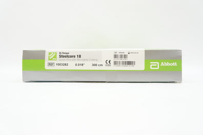 Abbott 1003282 Hi-Torque Steelcore 18 Guide Wire 0.018inch x 300cm (x)- Box of 5